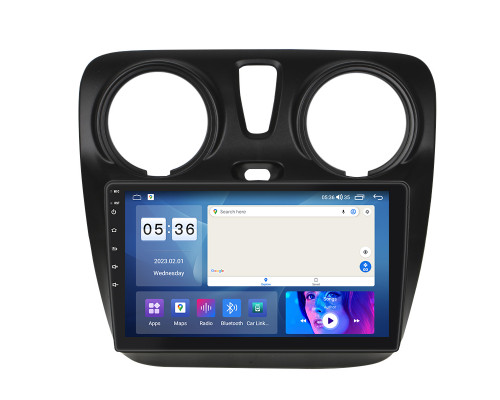 Штатная магнитола Lesko для Renault Lodgy  2012-2022 экран 9" 2/32Gb CarPlay 4G Wi-Fi GPS Prime