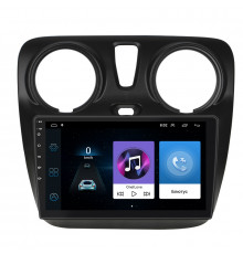 Штатная магнитола Lesko для Renault Sandero II ver 3 2013-2018 экран 9" 1/16Gb Wi-Fi GPS Base