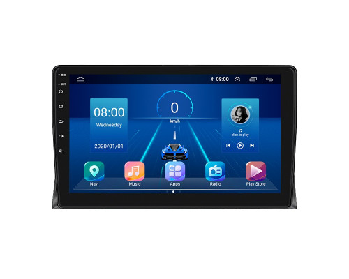 Штатная магнитола Lesko для Volkswagen Multivan T5 Рестайлинг 2009-2015 экран 9" 2/32Gb Wi-Fi GPS Base