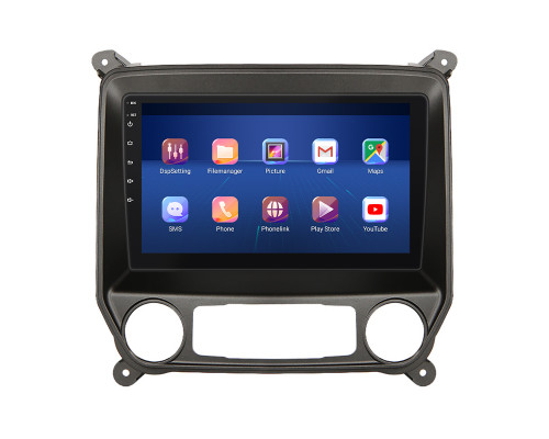 Штатная магнитола Lesko для Chevrolet Silverado III (K2XX) 2013-2015 экран 10" 4/32Gb 4G Wi-Fi GPS Top