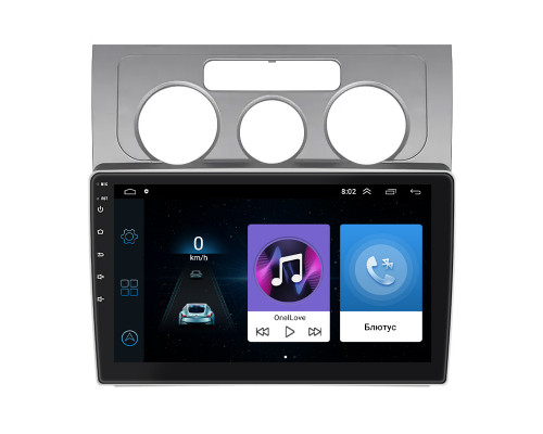 Штатная магнитола Lesko для Volkswagen Touran I Рестайлинг 2006-2010 экран 10" 1/16Gb Wi-Fi GPS Base
