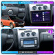 Штатная магнитола Lesko для Volkswagen Touran I Рестайлинг 2006-2010 экран 10" 2/32Gb 4G Wi-Fi GPS Top