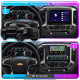 Штатная магнитола Lesko для Chevrolet Silverado III (K2XX) Рестайлинг 2015-2019 экран 10" 1/16Gb Wi-Fi GPS Base