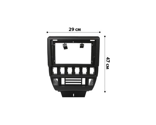 Переходная рамка Lada Niva 1993-2018 (3848) 9"