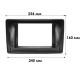 Переходная рамка Nissan Primastar 2001-2010 Opel Vivaro 2001-2010 Renault Trafic 2001-2010 (4830) 10.1"