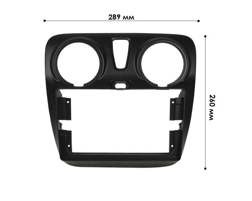 Переходная рамка Renault Dacia Dokker 2012-2021 Lodgy 2012-2022 Sandero 2012+ (7890) 9"