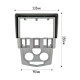 Переходная рамка Renault Logan 2004-2009 Dacia Logan 2004-2008 (RE 038N) 7174 9" Silver