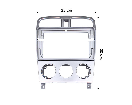 Переходная рамка Subaru Forester 2002-2008 (5290) 9" Silver