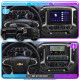 Штатная магнитола Lesko для Chevrolet Silverado III (K2XX) Рестайлинг 2015-2019 экран 10" 2/32Gb CarPlay 4G Wi-Fi GPS Prime