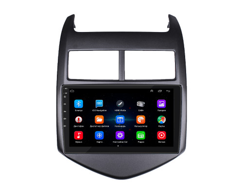 Штатная магнитола Lesko для Chevrolet Sonic I 2011-2016 экран 9" 1/16Gb Wi-Fi GPS Base