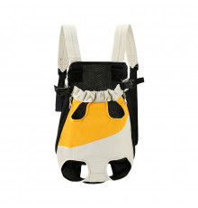 Рюкзак- кенгуру для животных A10010-YW Yellow White S