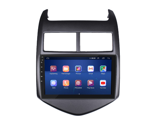 Штатная магнитола Lesko для Chevrolet Sonic I 2011-2016 экран 9" 4/64Gb 4G Wi-Fi GPS Top