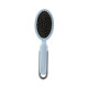 Расческа Taotaopets 04A2213 двухсторонняя с щеткой для собак и кошек для разных типов шерсти Blue