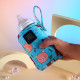 Портативный подогреватель N-009 Bear для детской бутылочки USB цифровой дисплей Blue