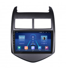 Штатная магнитола Lesko для Chevrolet Sonic I 2011-2016 экран 9" 6/128Gb 4G Wi-Fi GPS Top