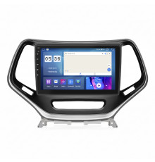 Штатная магнитола Lesko для Jeep Cherokee V (KL) Рестайлинг 2018-н.в экран 10" 2/32Gb CarPlay 4G Wi-Fi GPS Prime