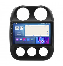 Штатная магнитола Lesko для Jeep Patriot  2007-2016 экран 10" 2/32Gb CarPlay 4G Wi-Fi GPS Prime