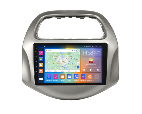 Штатная магнитола Lesko для Chevrolet Spark III (M300) Рестайлинг 2020-н.в. экран 9" 4/64Gb CarPlay 4G Wi-Fi GPS Prime