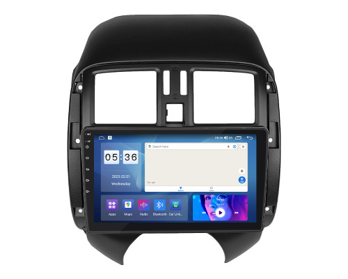 Штатная магнитола Lesko для Nissan Almera III (G15) 2012-2018 экран 9" 2/32Gb CarPlay 4G Wi-Fi GPS Prime