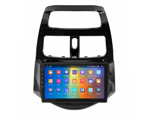 Штатная магнитола Lesko для Chevrolet Spark III 2009-2016 экран 9" 2/32Gb CarPlay 4G Wi-Fi GPS Prime