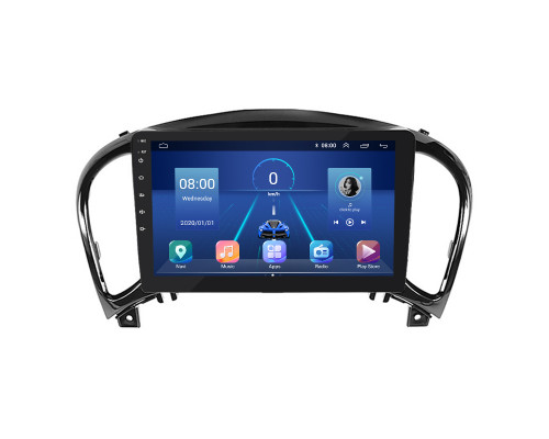 Штатная магнитола Lesko для Nissan Juke I 2010-2014 экран 9" 2/32Gb 4G Wi-Fi GPS Top