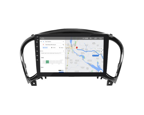 Штатная магнитола Lesko для Nissan Juke I Рестайлинг 2014-2019 экран 9" 1/16Gb Wi-Fi GPS Base