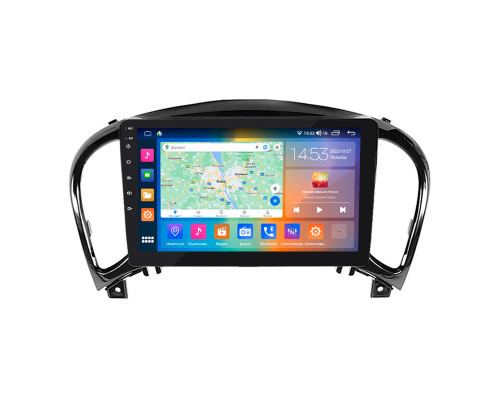 Штатная магнитола Lesko для Nissan Juke I Рестайлинг 2014-2019 экран 9" 2/32Gb CarPlay 4G Wi-Fi GPS Prime
