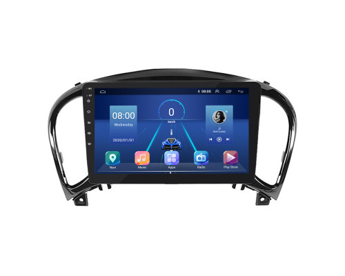 Штатная магнитола Lesko для Nissan Juke I Рестайлинг 2014-2019 экран 9" 6/128Gb 4G Wi-Fi GPS Top