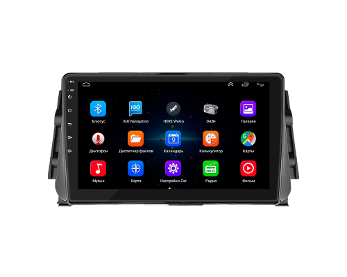 Штатная магнитола Lesko для Nissan Kicks I Рестайлинг 2020-н.в. экран 9" 2/32Gb Wi-Fi GPS Base