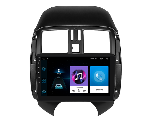 Штатная магнитола Lesko для Nissan Latio I (N17) 2012-2014 экран 9" 1/16Gb Wi-Fi GPS Base
