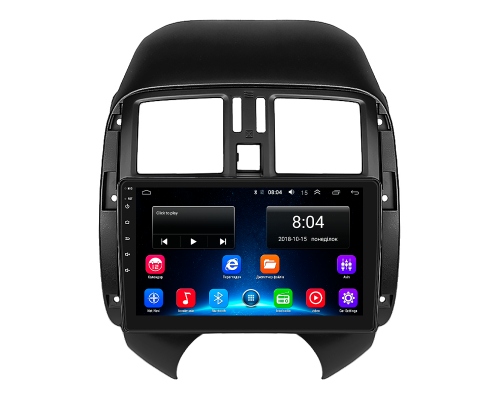 Штатная магнитола Lesko для Nissan Latio I (N17) Рестайлинг 2014-2016 экран 9" 2/32Gb Wi-Fi GPS Base