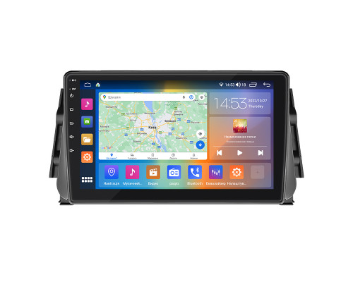 Штатная магнитола Lesko для Nissan Micra V 2017-н.в. экран 9" 4/64Gb CarPlay 4G Wi-Fi GPS Prime