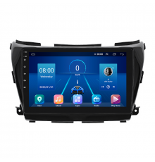 Штатная магнитола Lesko для Nissan Murano III (Z52) 2014-н.в. экран 10" 4/64Gb 4G Wi-Fi GPS Top