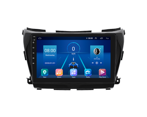 Штатная магнитола Lesko для Nissan Murano III (Z52) 2014-н.в. экран 10" 6/128Gb 4G Wi-Fi GPS Top