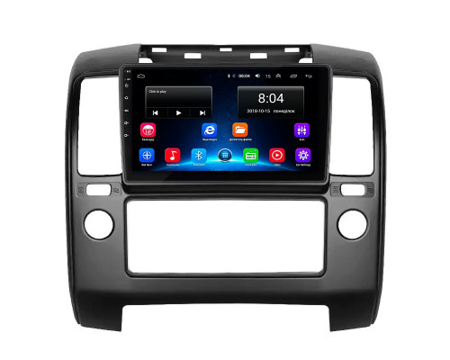 Штатная магнитола Lesko для Nissan Navara (Frontier) III (D40) 2004-2010 экран 9" 2/32Gb Wi-Fi GPS Base