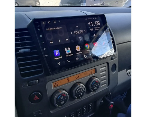 Штатная магнитола Lesko для Nissan Navara (Frontier) III (D40) ver 2 2005-2010 экран 9" 2/32Gb Wi-Fi GPS Base