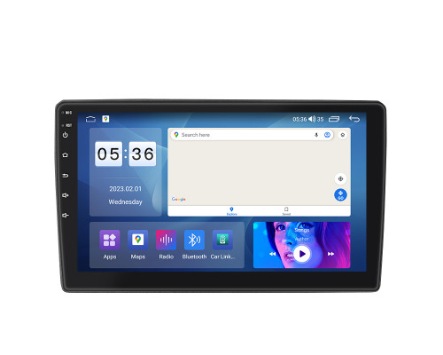 Штатная магнитола Lesko для Nissan Navara (Frontier) III (D40) ver 2 2005-2010 экран 9" 2/32Gb CarPlay 4G Wi-Fi GPS Prime