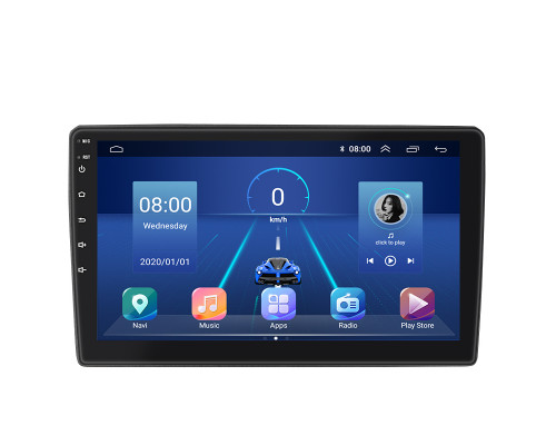 Штатная магнитола Lesko для Nissan Navara (Frontier) III (D40) ver 2 2005-2010 экран 9" 2/32Gb 4G Wi-Fi GPS Top