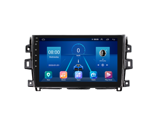 Штатная магнитола Lesko для Nissan Navara (Frontier) IV (D23) 2014-2016 экран 10" 6/128Gb 4G Wi-Fi GPS Top