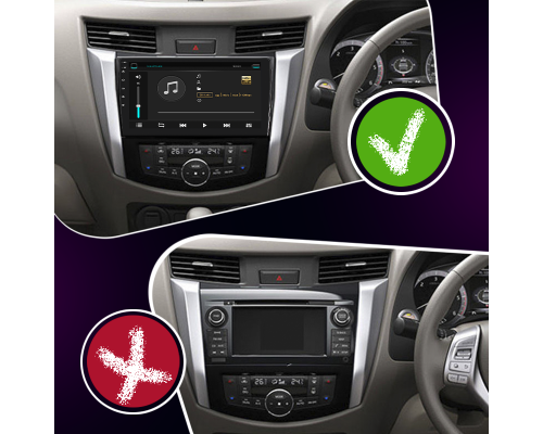 Штатная магнитола Lesko для Nissan Navara (Frontier) IV (D23) 2014-2016 экран 10" 6/128Gb 4G Wi-Fi GPS Top