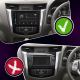 Штатная магнитола Lesko для Nissan Navara (Frontier) IV (D23) 2014-2016 экран 10" 6/128Gb 4G Wi-Fi GPS Top
