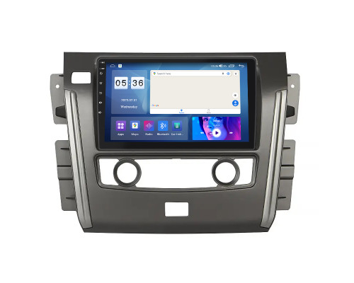 Штатная магнитола Lesko для Nissan Patrol VI (Y62) ver 2 2010-2020 экран 10" 2/32Gb CarPlay 4G Wi-Fi GPS Prime