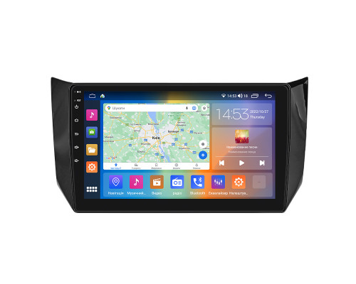 Штатная магнитола Lesko для Nissan Tiida II 2015-2018 экран 10" 2/32Gb CarPlay 4G Wi-Fi GPS Prime