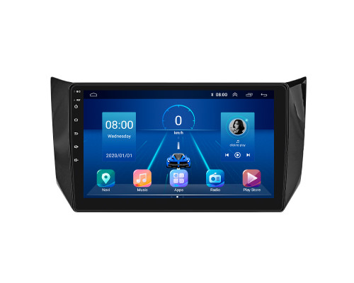 Штатная магнитола Lesko для Nissan Tiida II 2015-2018 экран 10" 4/64Gb 4G Wi-Fi GPS Top