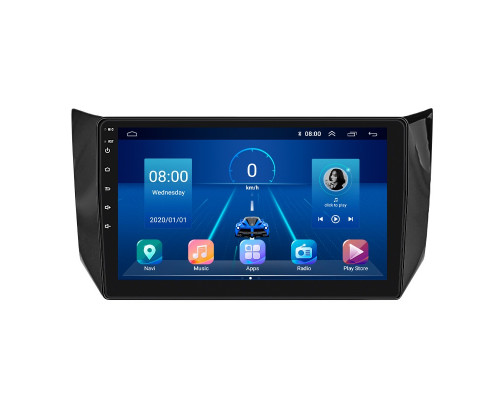 Штатная магнитола Lesko для Nissan Tiida II 2015-2018 экран 10" 6/128Gb 4G Wi-Fi GPS Top