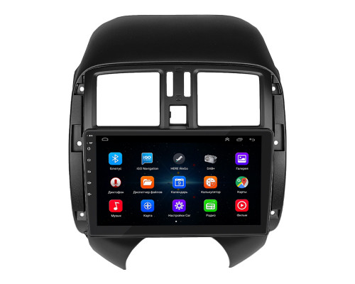 Штатная магнитола Lesko для Nissan Versa II 2012-2014 экран 9" 1/16Gb Wi-Fi GPS Base