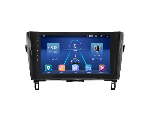 Штатная магнитола Lesko для Nissan X-Trail III 2013-2019 экран 10" 6/128Gb 4G Wi-Fi GPS Top