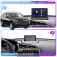 Штатная магнитола Lesko для Peugeot 3008 I ver. 2 2009-2016 экран 9" 2/32Gb Wi-Fi GPS Base