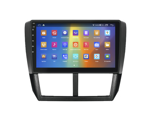 Штатная магнитола Lesko для Subaru Forester III Рестайлинг 2011-2013 экран 9" 4/64Gb CarPlay 4G Wi-Fi GPS Prime