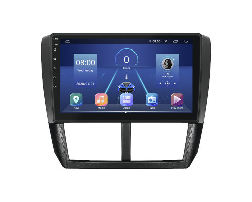 Штатная магнитола Lesko для Subaru Forester III Рестайлинг 2011-2013 экран 9" 2/32Gb 4G Wi-Fi GPS Top